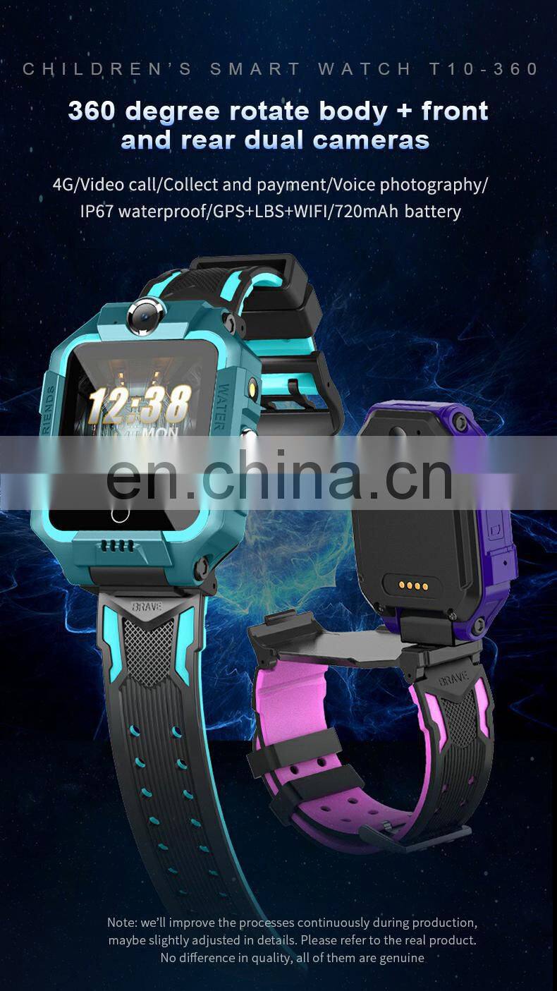 T10 Y99 4g Smart kid watch gps Phone Watch Smartwatches For Child for kids wristwatches dual cameras video call