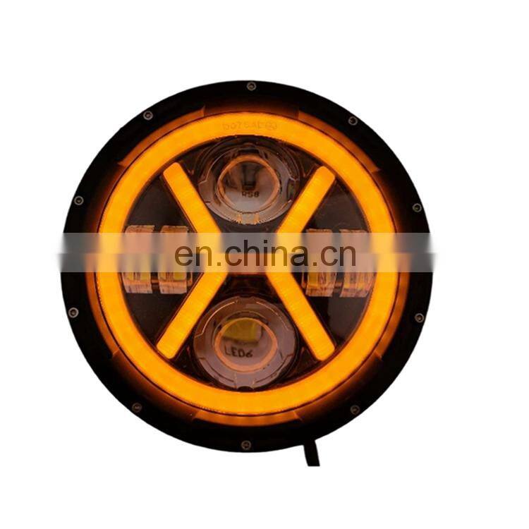 Headlight 7 Inch Beam High Yellow Waterproof Light 7inch LED Headlights Motorcycle For 4WD Driving Offroad 4x4 SUV ATV Headlight 7 Inch Beam High Yellow Waterproof Light 7inch LED Headlights Motorcycle For 4WD Driving Offroad 4x4 SUV ATV