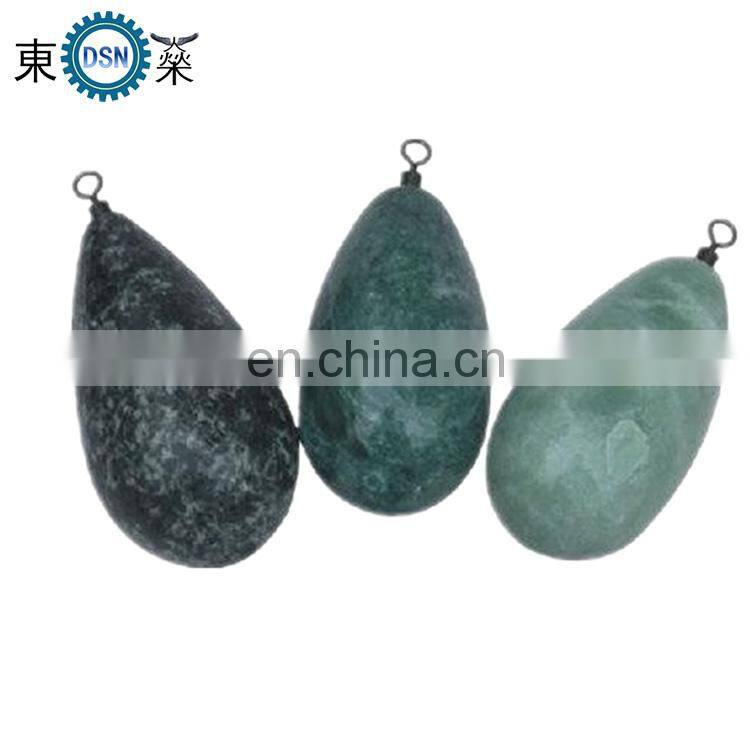 Excellent Quality Carp Fishing Stone Tear Drop Sinker