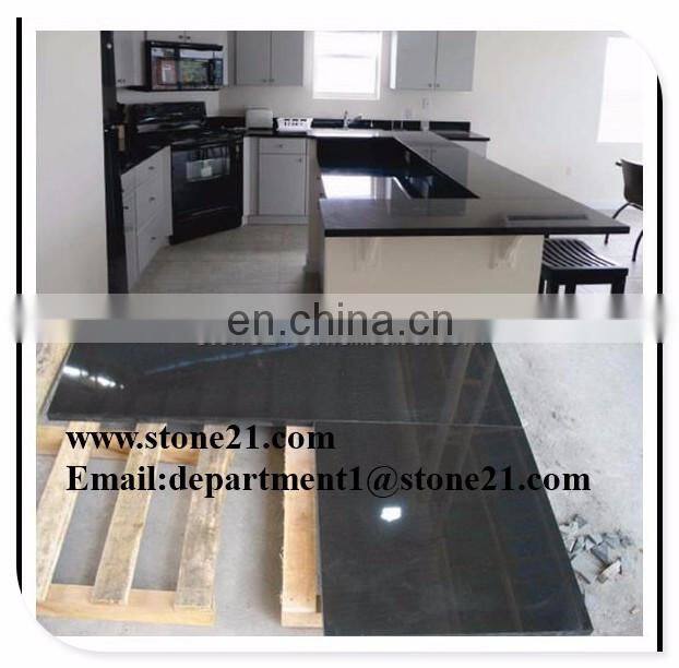 Zimbabwe black granite kitchen worktops