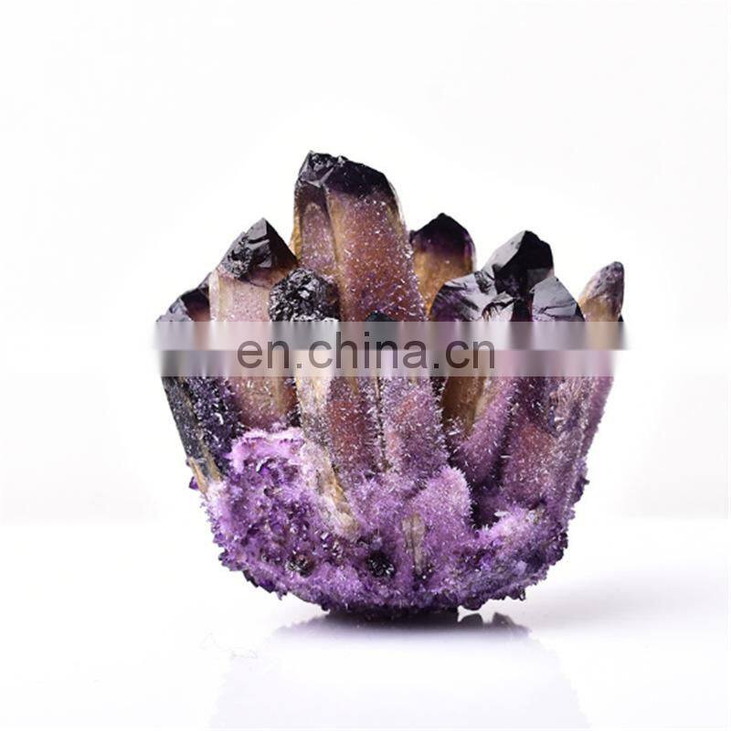 Natural Crystals Stones Wholesale Raw Amethyst Stone Clusters Bulk Healing Love Gifts Gemstone Crystal Cluster Set