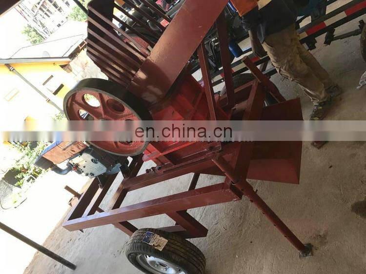 China mobile crusher plants gold ore crusher jaw crusher machine low price