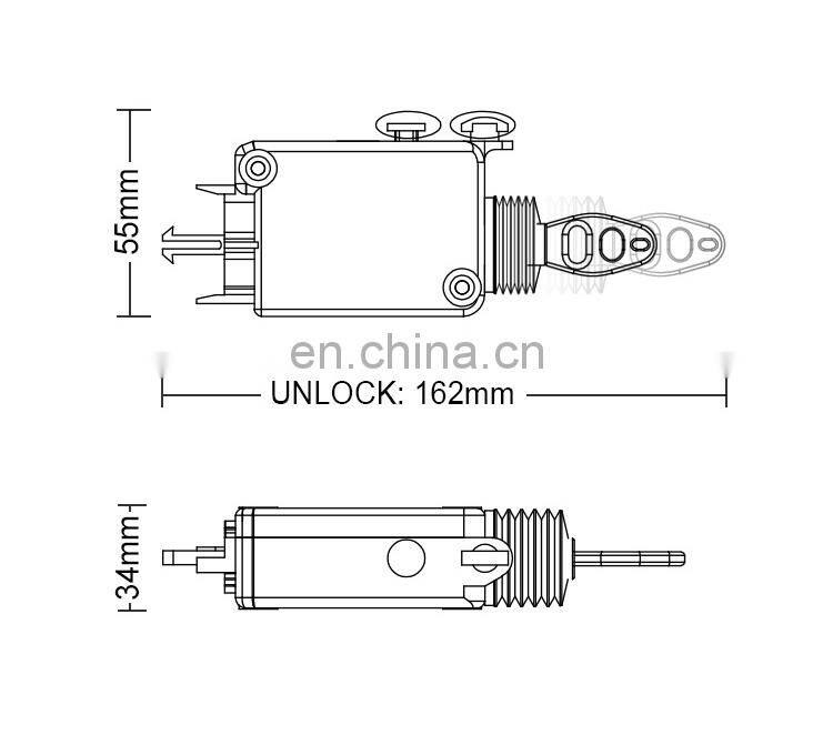 Car Door Lock Actuator Used For Peugeot OE NO. 661503 6615-03 256364