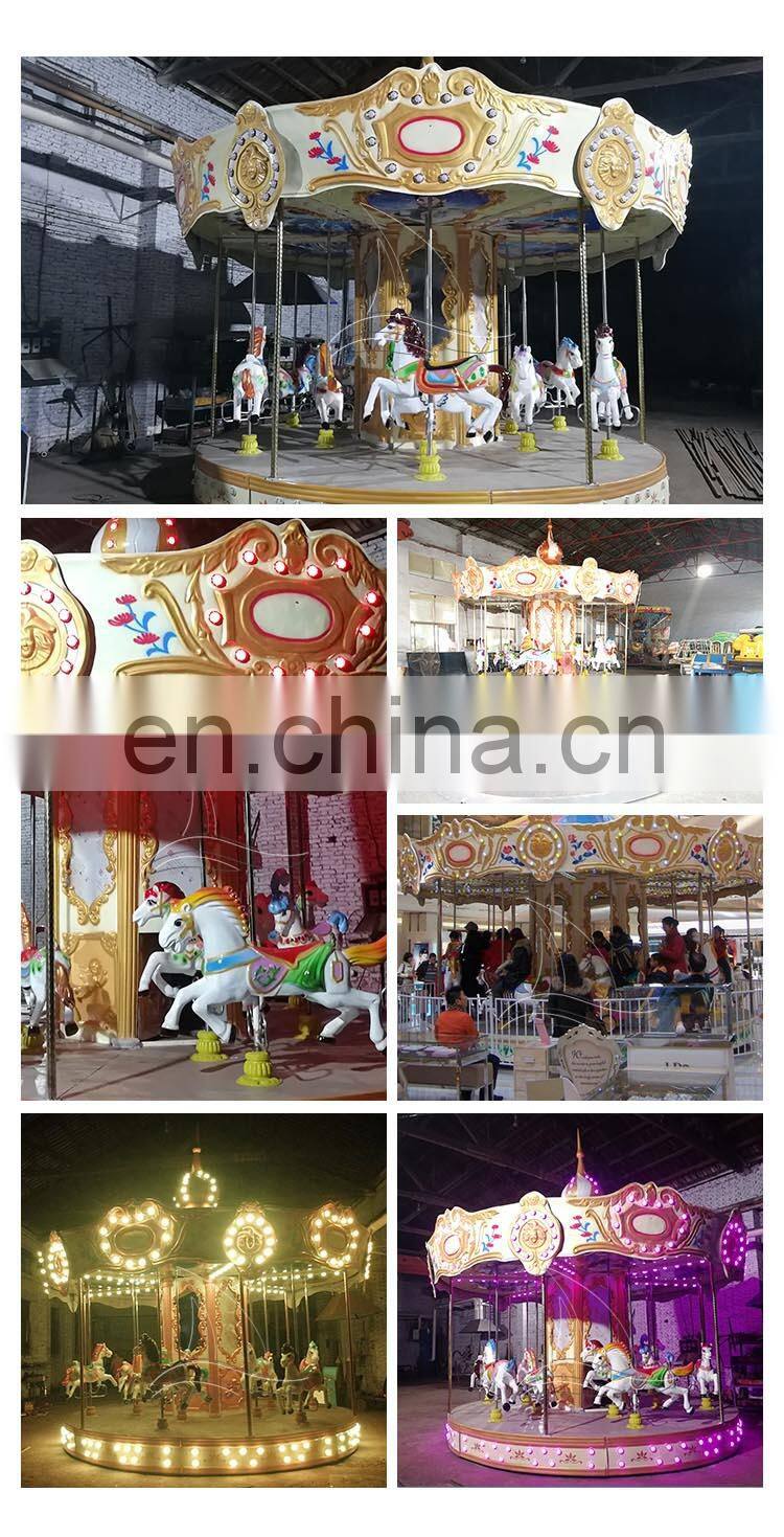 commercial carousel horse amusement park carousel rides hot on sale