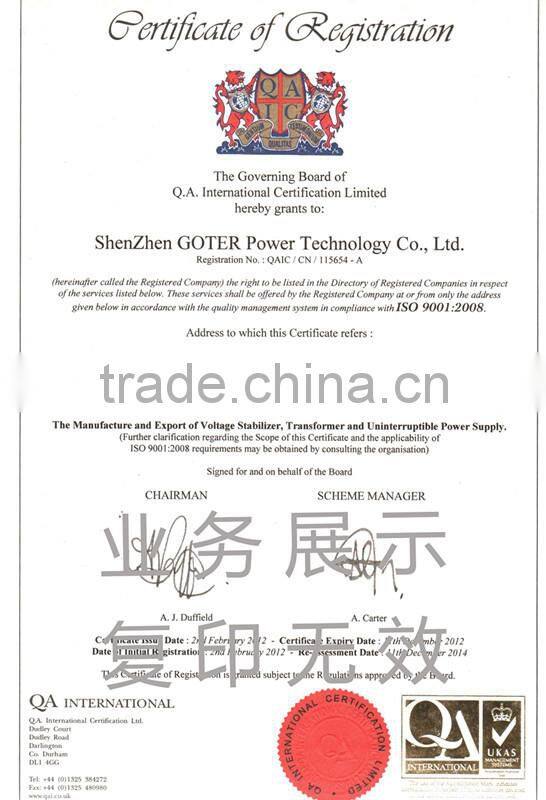 Ex-factory presyo Contactless smart na regulator 20 kva