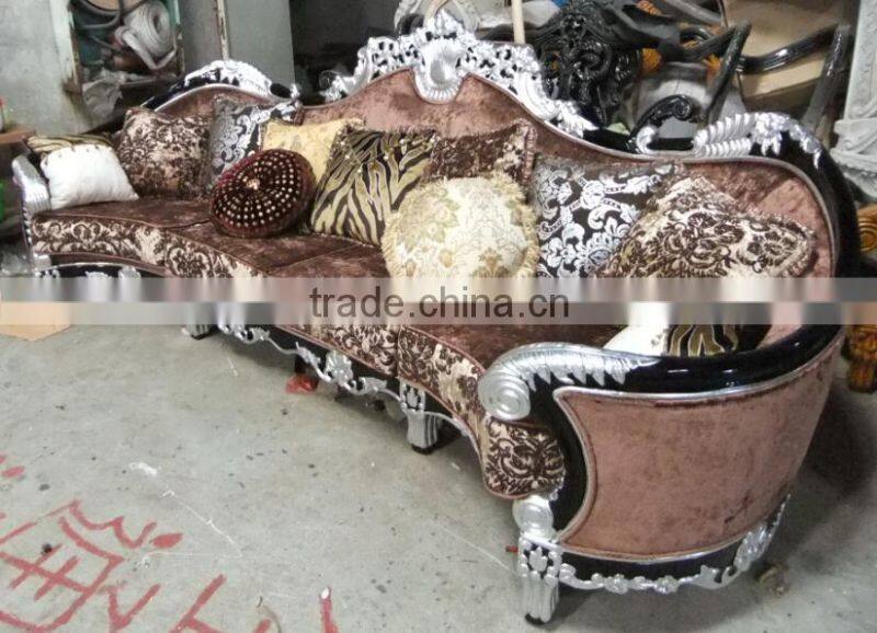 classical french antique sofa chenille yarn fabric