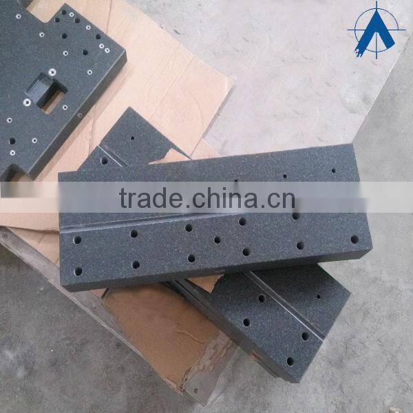 Granite mechanical components beam Jinan granite machinery components