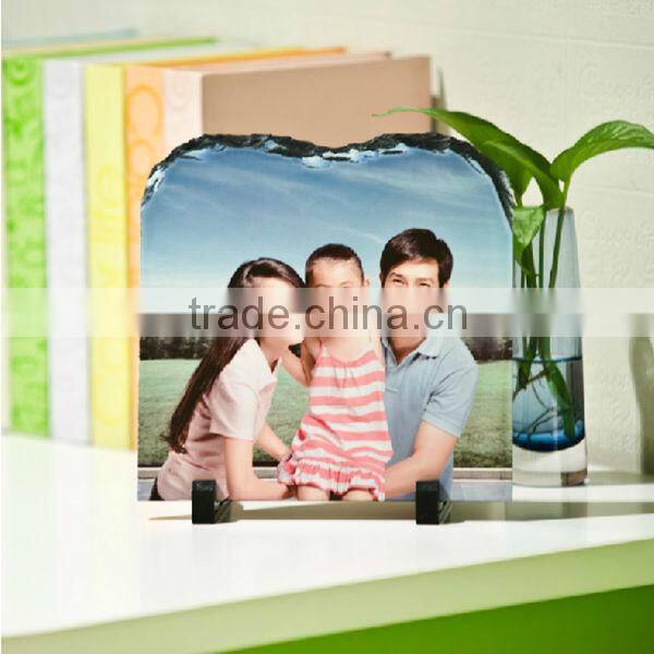 DIY sublimation printing rock photo frame
