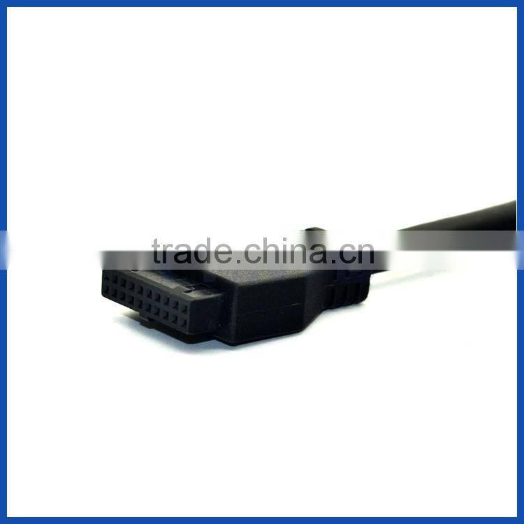 19/20 Pin to 2 Port USB 3.0 HUB PC 3.5" 3.5 inch Floppy Drive Bay Front Panel New