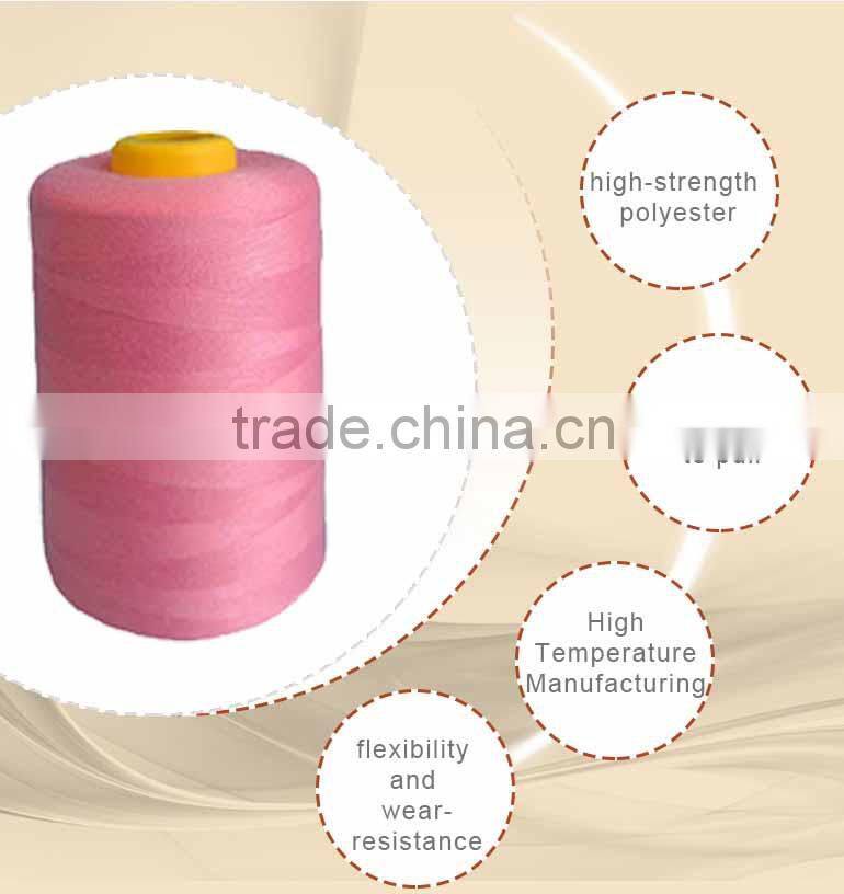 2016 New style 100% spun polyester sewing thread 5000m 40S/2