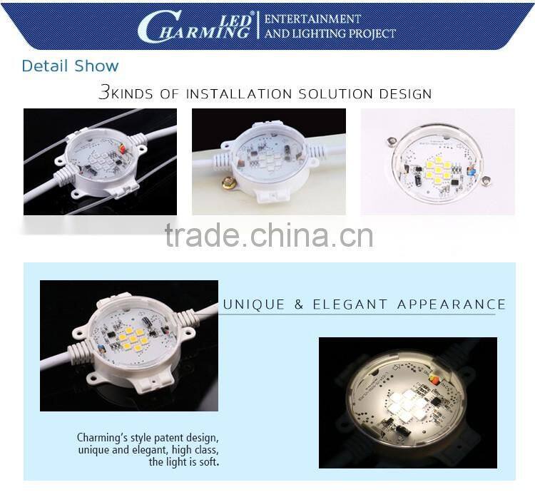 intelligent matrix control rgb pixel led 30mm