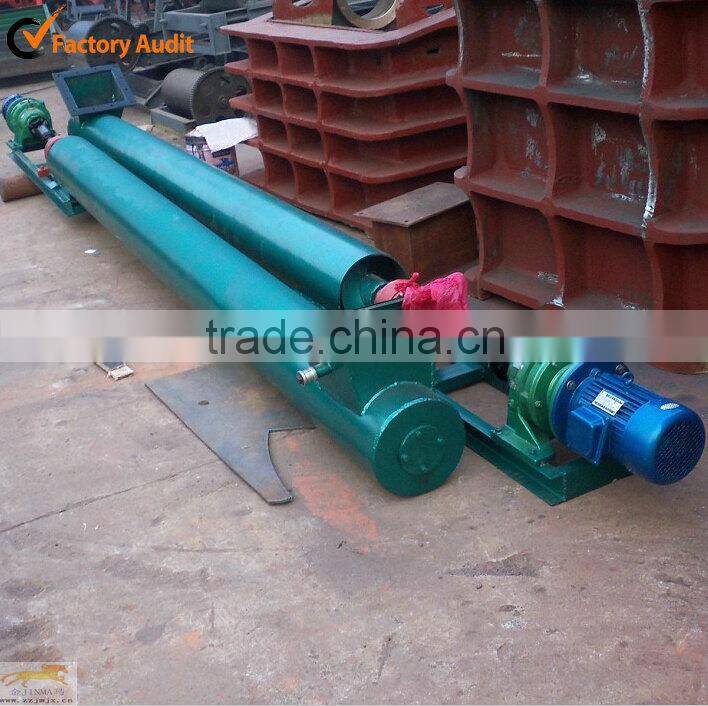 customized spiral screw conveyor for cement plant and iron powder
