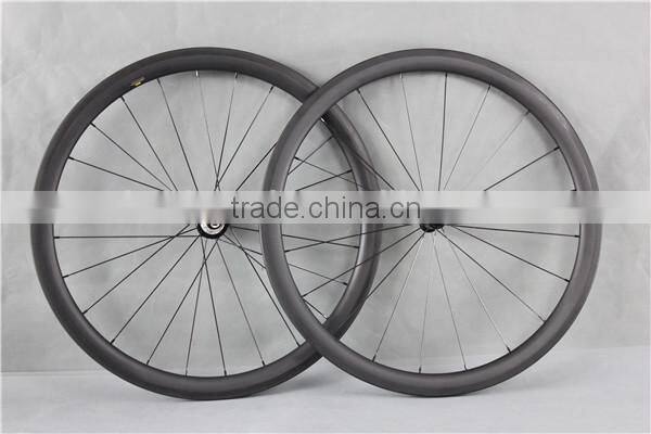 R36 carbon hubs carbon bike wheelset UD cabron fiber clincher wheelset W40C