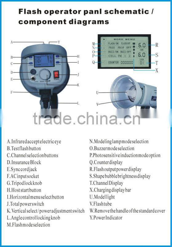 MEIDIKE CF-300 Chinese studio camera light equipment 300W studio equipment