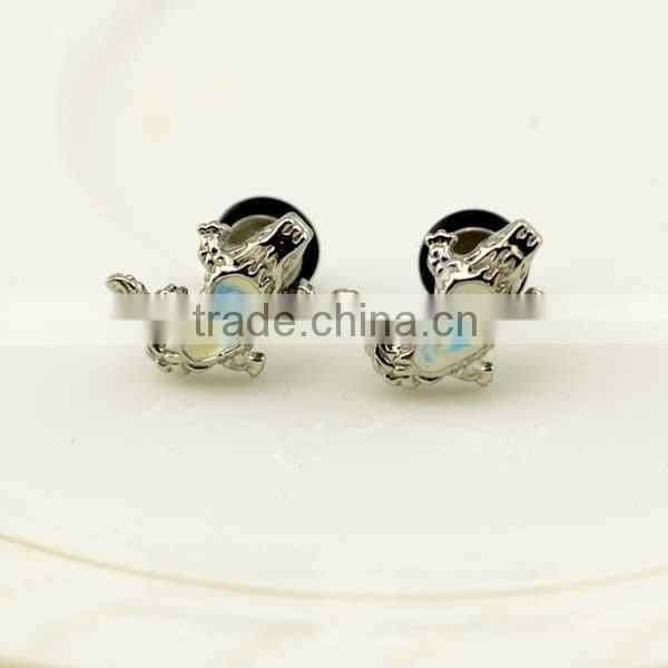 2016 new cheap wholesale stainless steel stud earrings for boys
