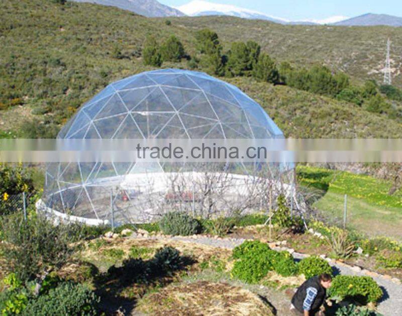 Geodesic dome tent Event dome tent White PVC cover 8m diameter UV-protection for sale