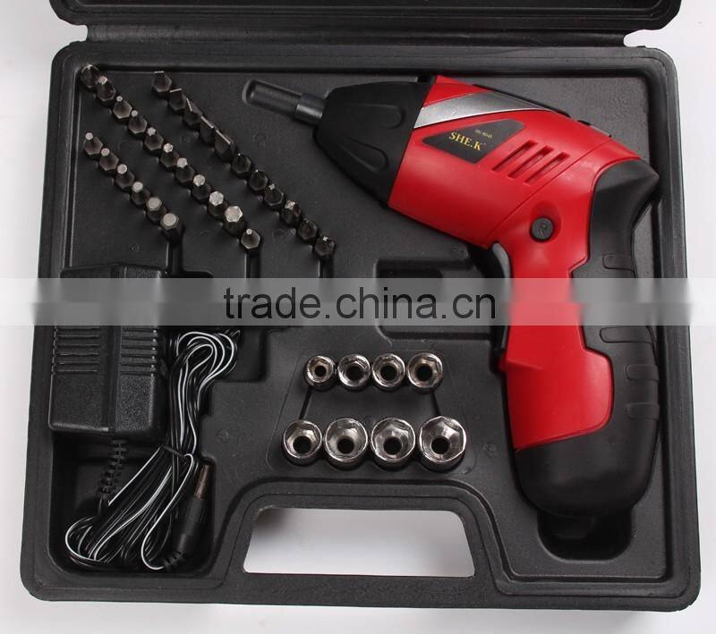 4.8v rechargeable and portable mini cordless screwdriver