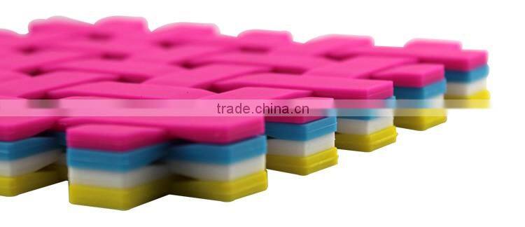 2016 Hot Selling Silicone Table mat/Placemat/Kitchen Retiform Table Pad