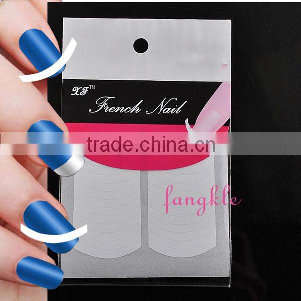 Various deisgns french tips sticker / nail art french sticker /tips guide nail sticker