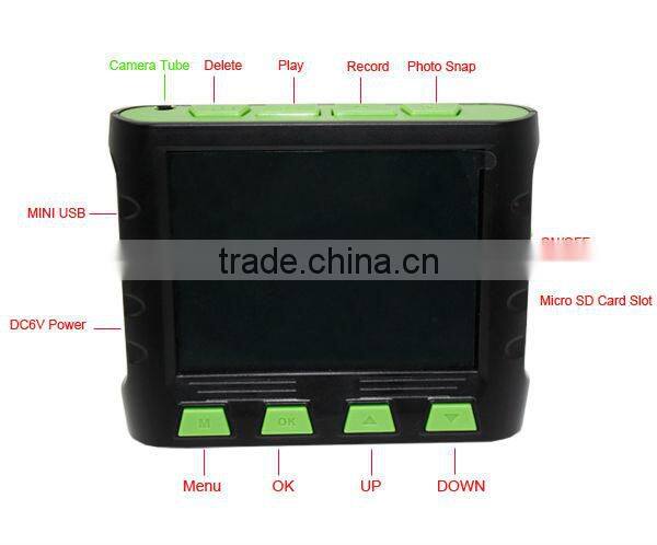 1M snake camera endoscope with 4 LED light