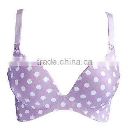 Fashion Push Up function Ladies Spot Sexy Bra Set