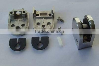 Stainless steel small D type glass clamp&glass handrail glass clamp