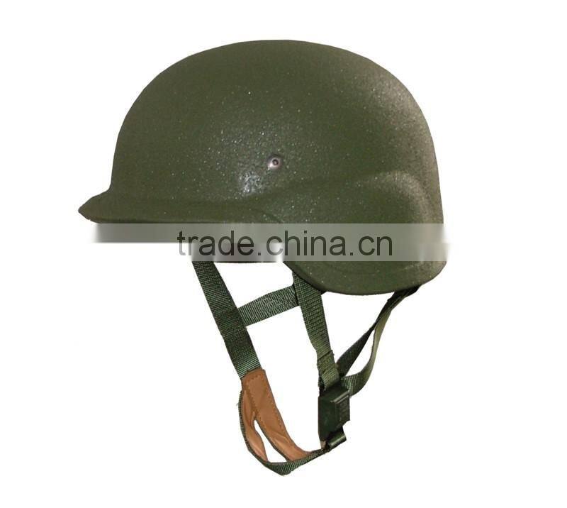 bullet proof helmet with camouflage matte treatment surface