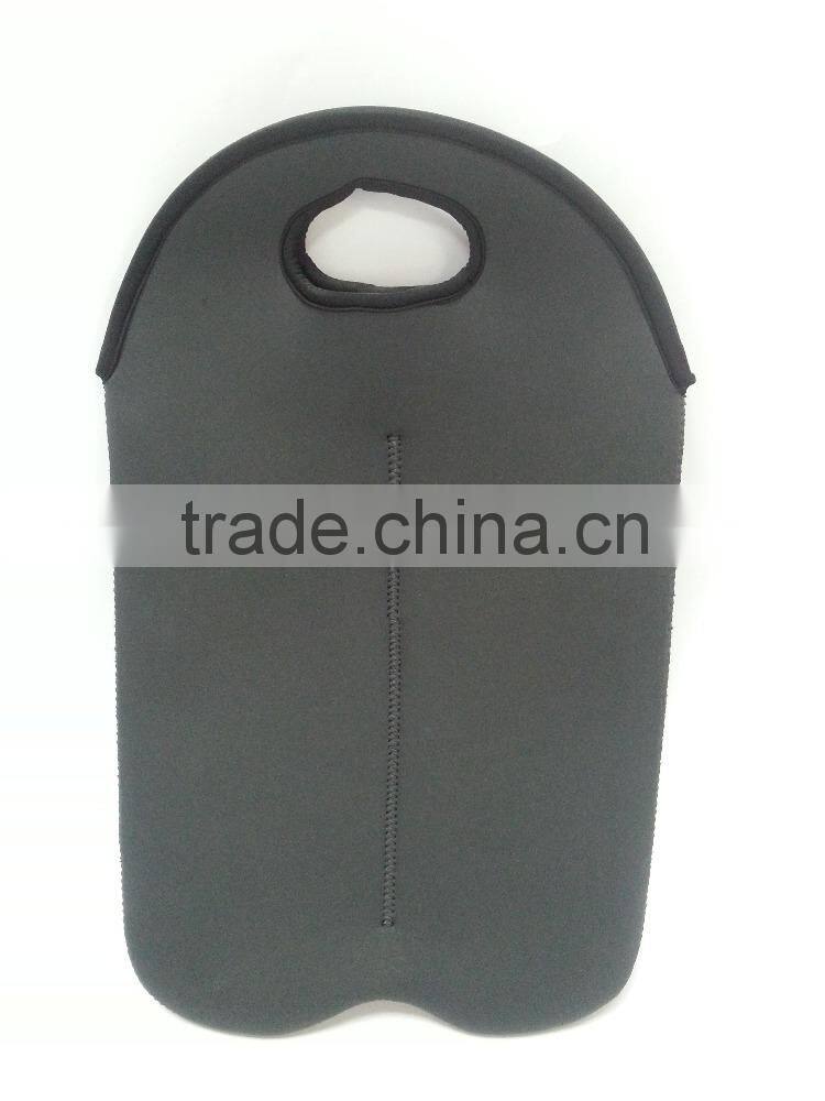 OEM neoprene double wine bottles sleeve holder