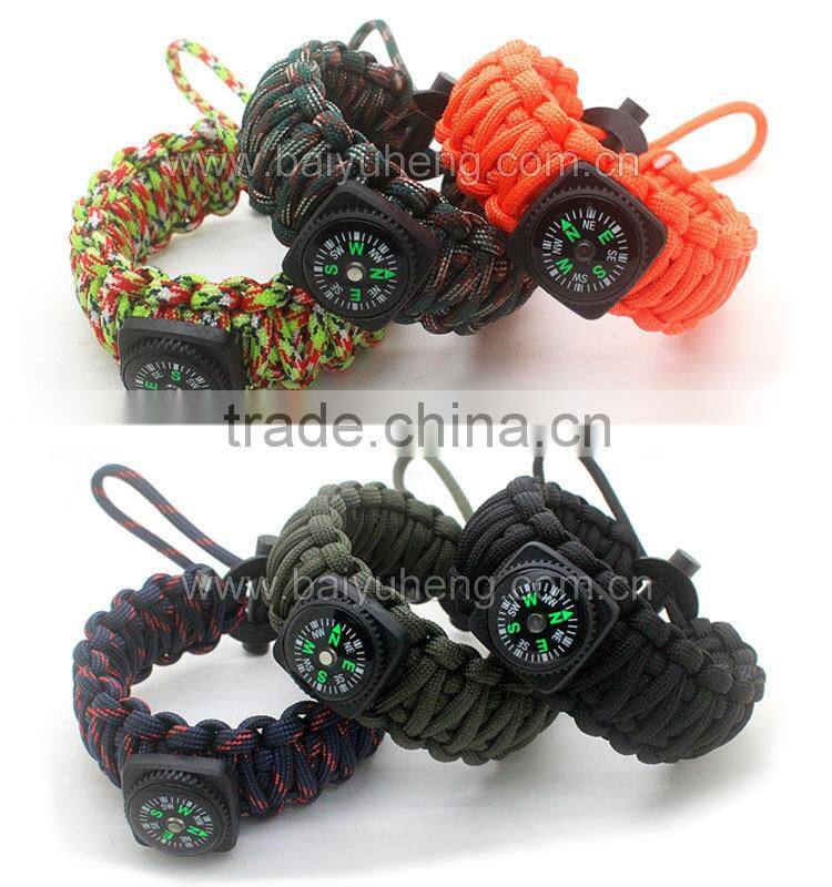 wholesale high quality 550 paracord survival bracelet cheap