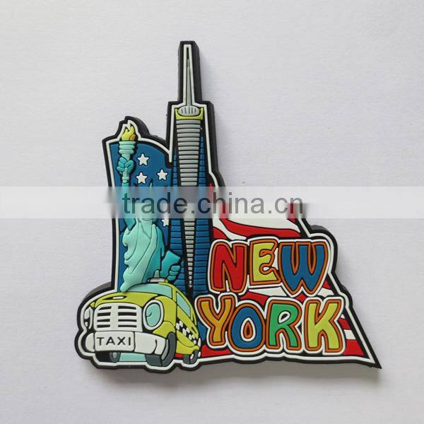 Silicone fridge magnet,PVC magent,New York magnet,Statue of Liberty magent