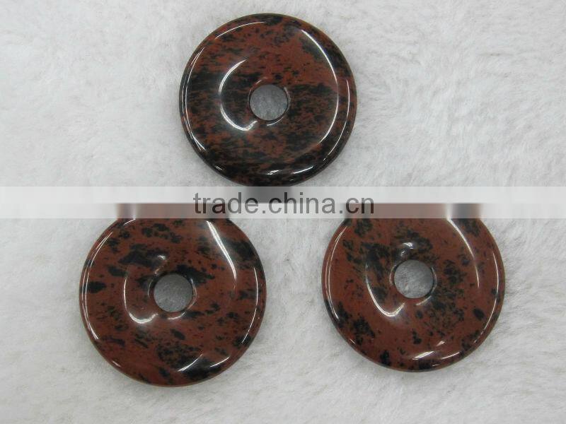 Wholesale Gold Obsidian donut gemstone