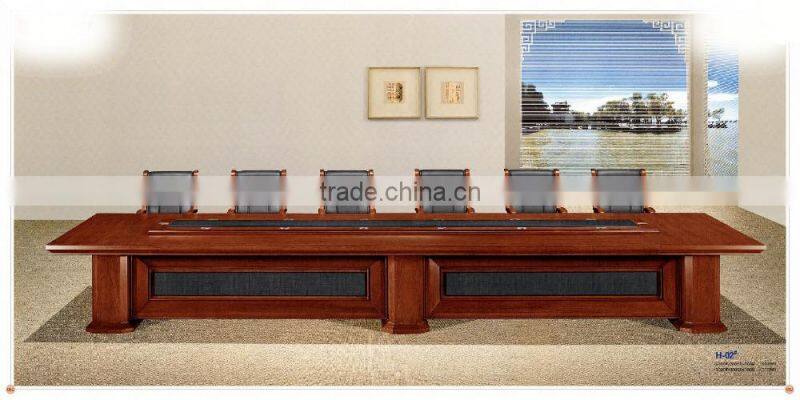 super huge office mdf wood conference table microphone factory sell directly HP37