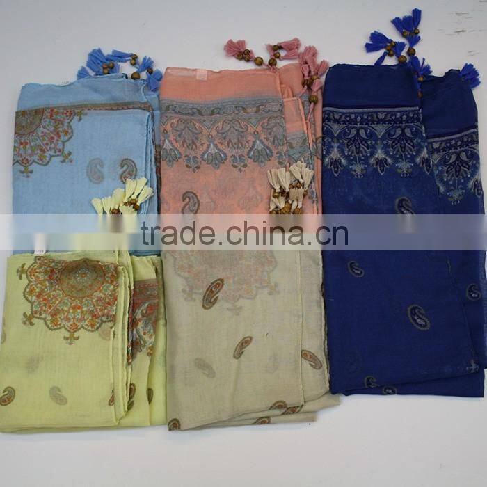cotton indian scarf with beads beaded scarves