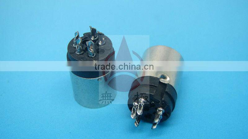 Nickel Plated Mini Din 5P Female Jack Connector