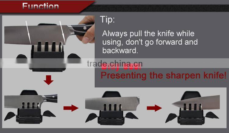 2015 Eco-friendly kitchen tool diamond knife sharpener any sharp knife sharpener