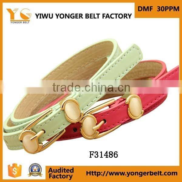 hot sale new arrival spring style lady fashion skinny casual garment belt