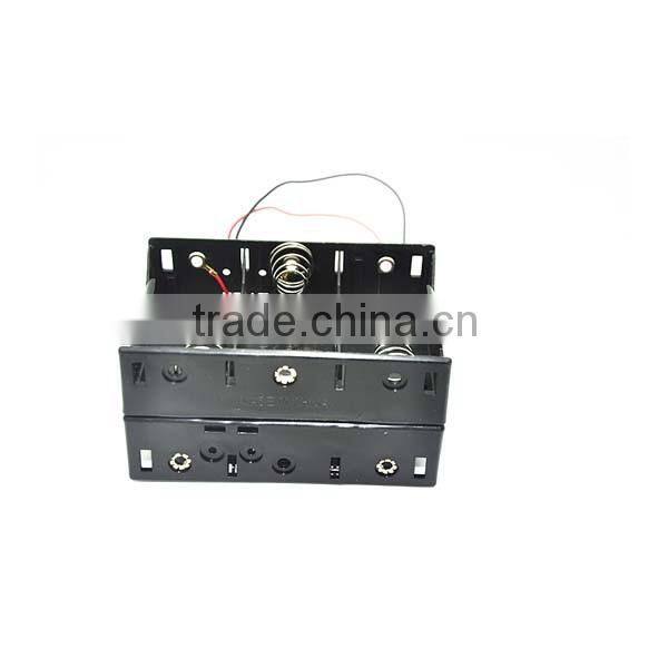 6 x D Size Cell Battery Batteries Holder Box 9V Case With Wire Lead