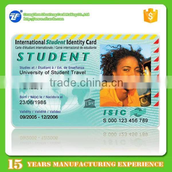 High Security Access Control punch card for school attendance