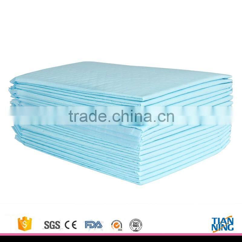 CE certificates disposable nonwoven surface hospital underpads for adult