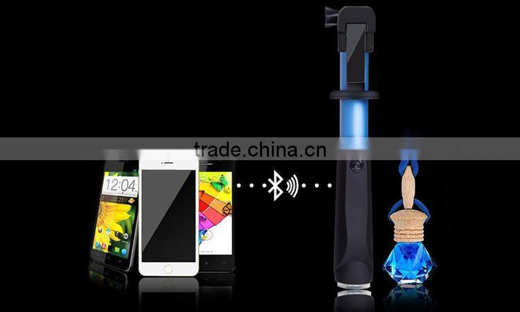Promotional aluminum bluetooth monopod selfie stick bluetooth wireless
