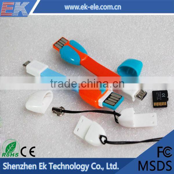 USB 2.0 Mul-funtion card reader for PC/Galaxy OTG USB card reader