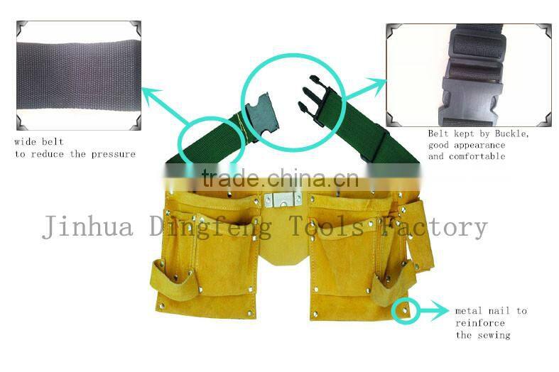 cow split waist tool bag,electrician tool bag,tool bag