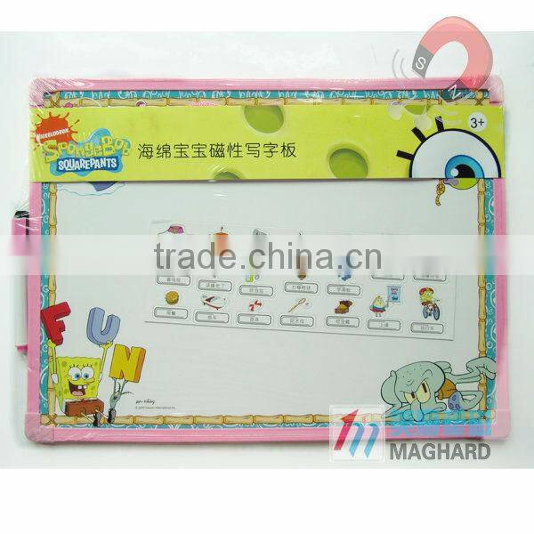 eco-friendly kids magnetic writing board magnetic play board