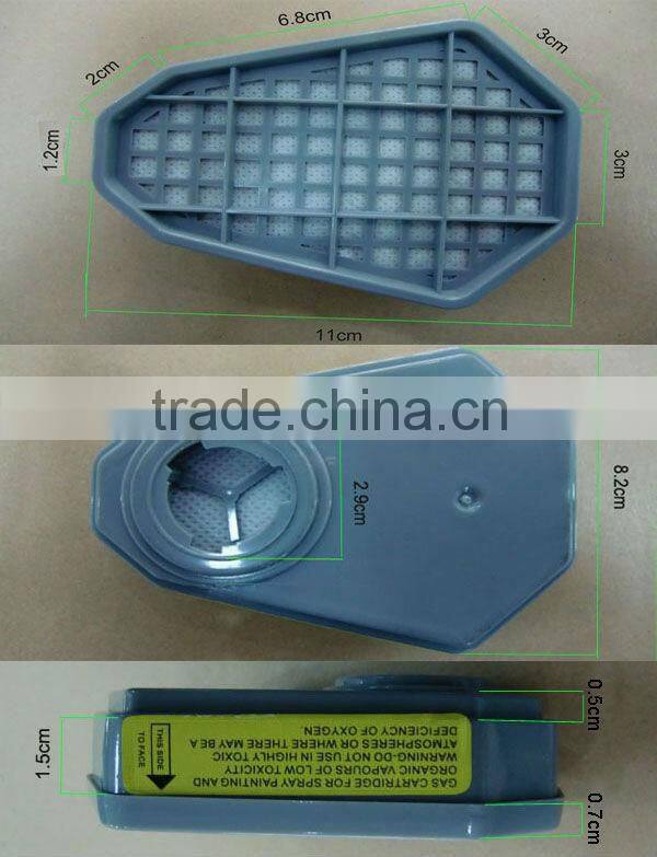 2016 famous gas mask similar as 3M gas mask chemical gas mask half face TPR frame gas protective gas mask military gas mask
