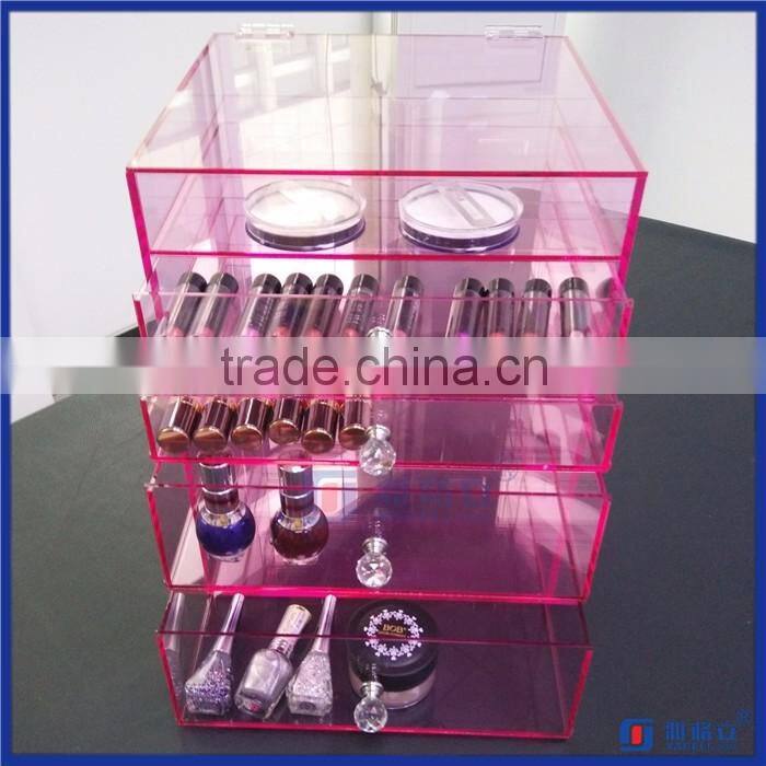 trade assurance factory wholesale crystal acrylic makeup organizer