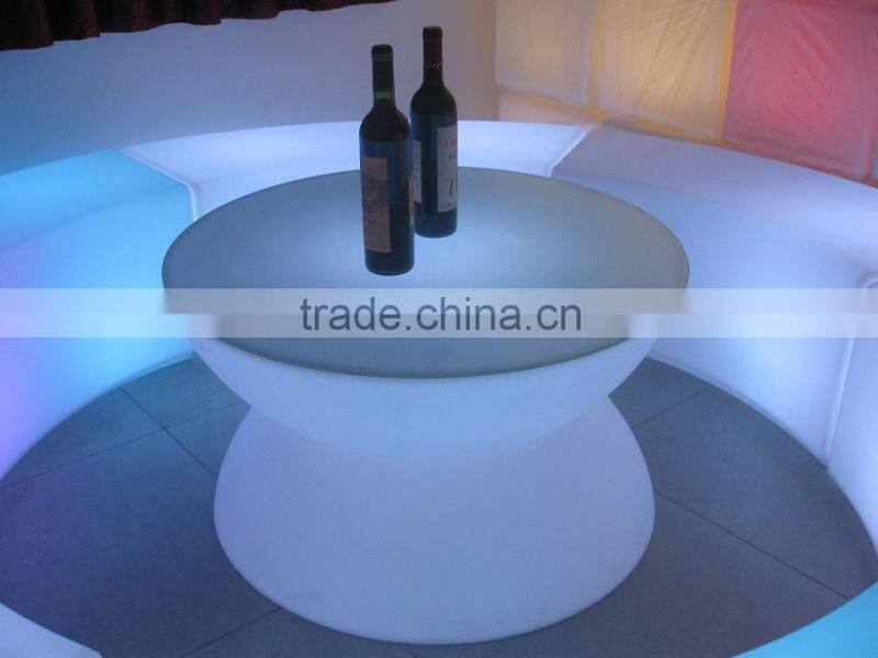 unique led round bar table furniture for sale led light bar table