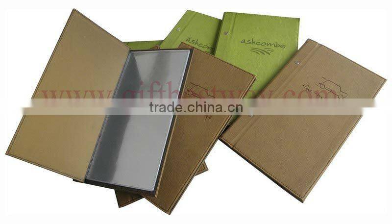 High Quality drink list menu ,wine cover