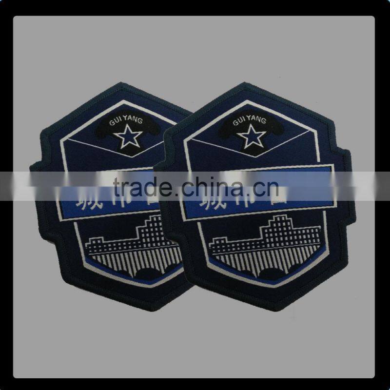 hot sale skull embroidery patches/ patch applique cheap price