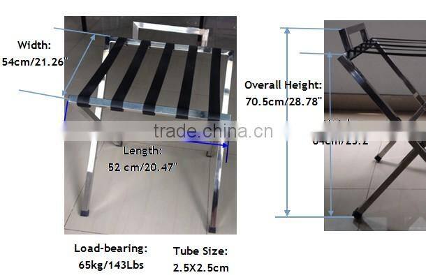 GZ MAX X-3 Square Tube Foldable Steel Luggage Racks