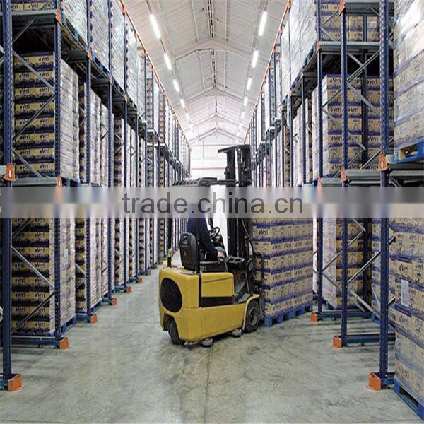 High Efficency warehouse Pallet Racking for forklift drive in